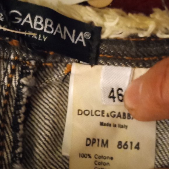 NWT Dolce & Gabbana Straight Leg Women’s Jeans Size 46 (10 US) - Picture 5 of 11